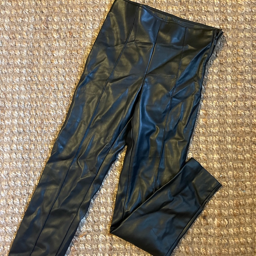 Zara Skinny Leather Pants